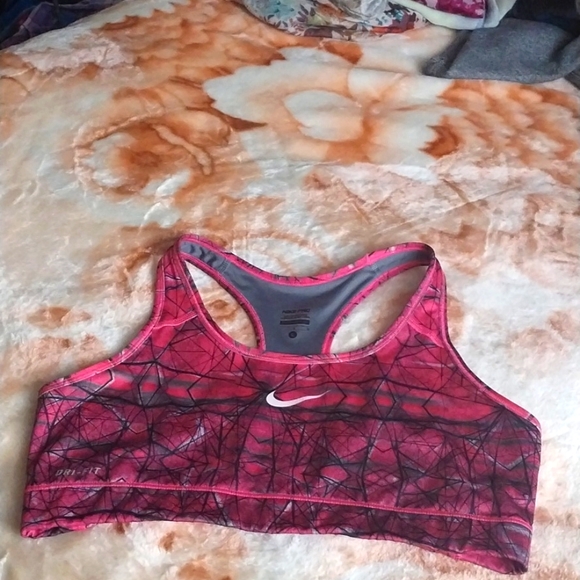 Nike Pro Women's Running Atlethic Work Out Sport Bra Tank Top Shirt sz Large - Picture 3 of 6